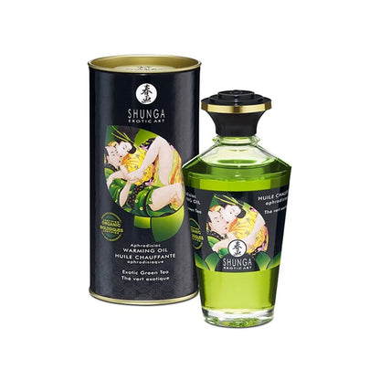 Shunga's Warming oil 'Exotic Green Tea'