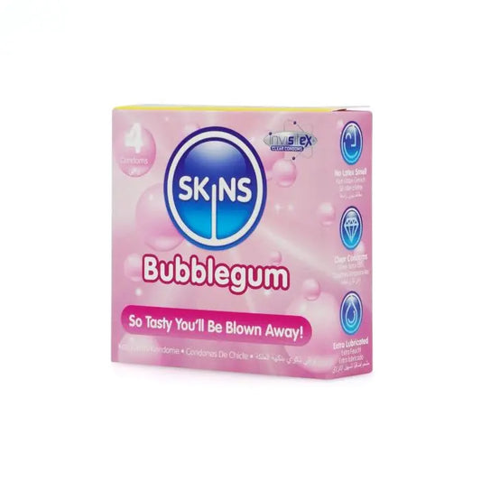 Skins Condoms Bubblegum 4 Pack