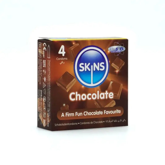 Skins Condoms Chocolate 4 Pack