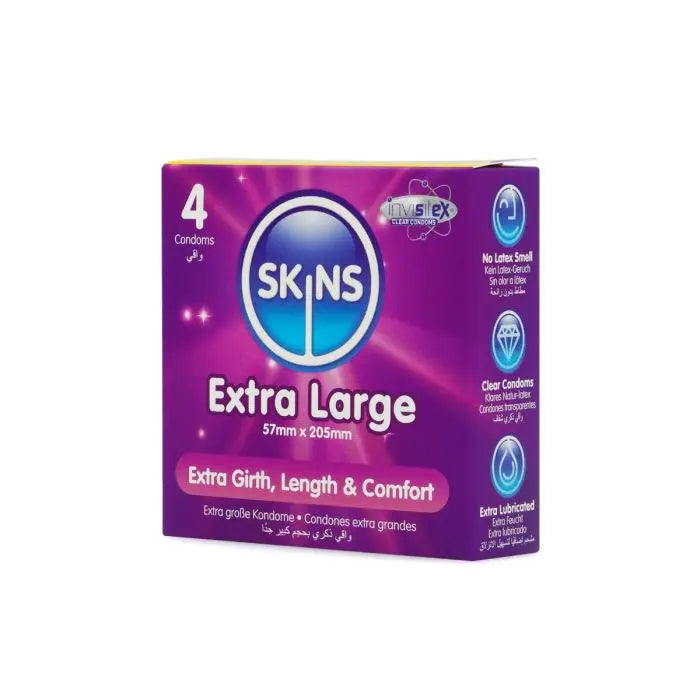 Skins Condoms Extra Large 4 Pack