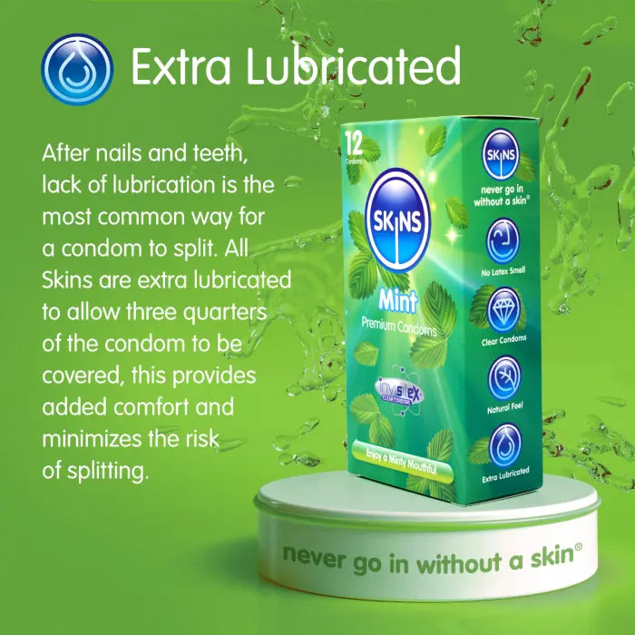 Skins Condoms Mint 4 Pack