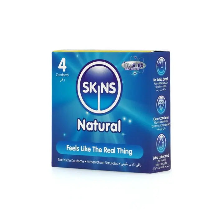 Skins Condoms Natural 4 Pack