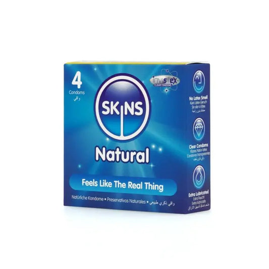 Skins Condoms Natural 4 Pack