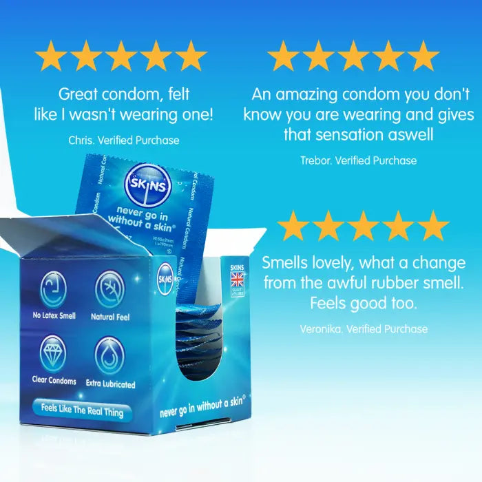 Skins Condoms Natural 4 Pack