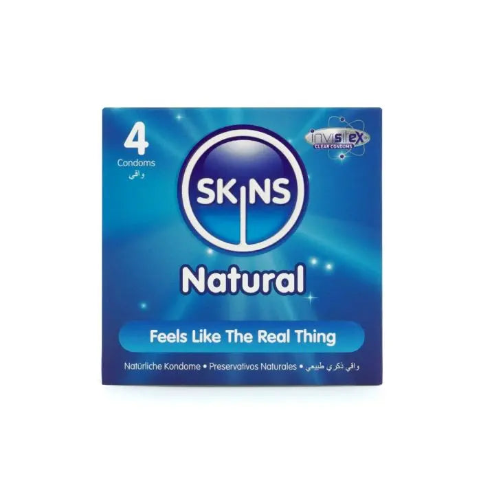 Skins Condoms Natural 4 Pack
