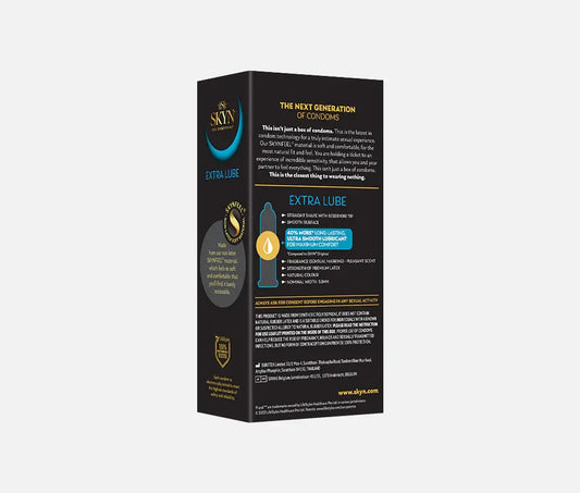 SKYN® Extra Lube Non-Latex Condoms 10 Pack