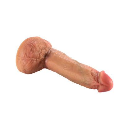Lustra’s Realistic Silicone Dildo with Suction Cup - Light Flesh Tone